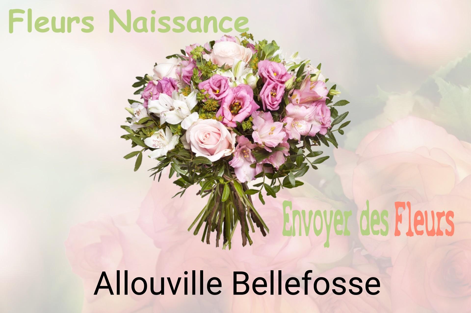Bouquet de fleurs de naissance livré à Allouville-Bellefosse