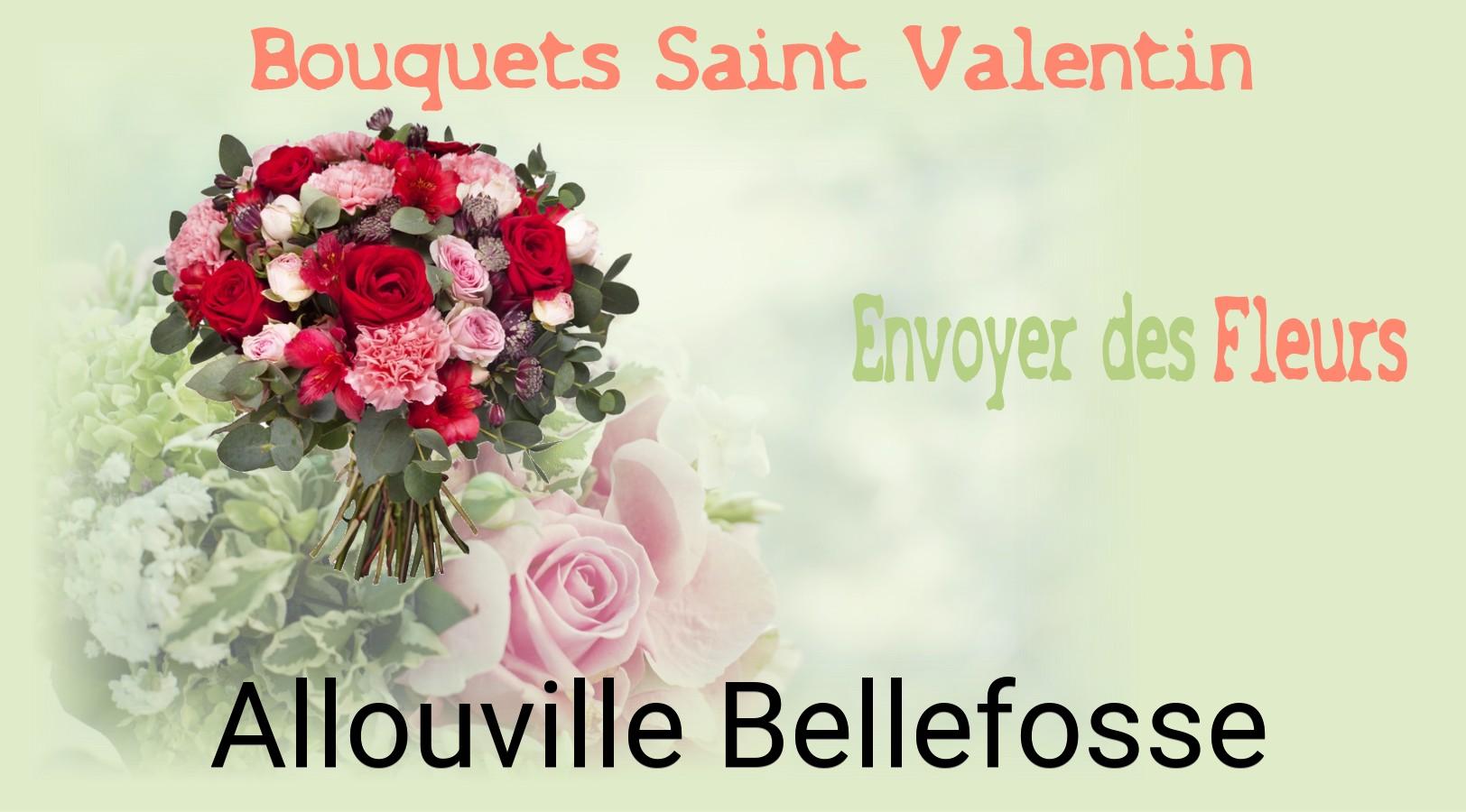 Roses de Saint-Valentin livrées à Allouville-Bellefosse